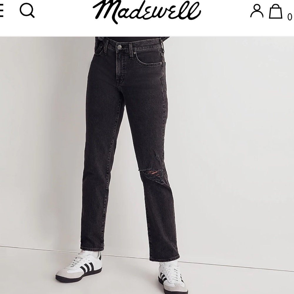 Madewell black jeans W25